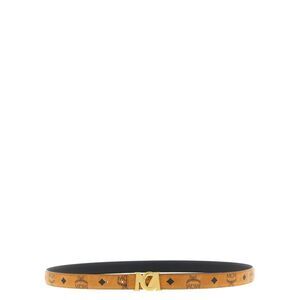 Mcm Women Logo Buckle Belt.